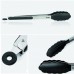 iNeibo Kitchen Premium Silicone Tongs - Pack of 2, 9 and 12 - Smart Locking Clip - Heat Resistant, Food Grade - Handy Utensil For Cooking, Serving, Barbecue, Buffet, Salad, Ice, Oven (Black)