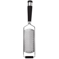 iNeibo Kitchen Cheese Grater & Lemon Zester - Sharp 18/8 Stainless Steel Blade - Ergonomic TPR Handle - Easy To Grate Or Zest Lemon, Orange, Citrus, Cheese, Chocolate, Nuts, Gingers