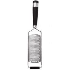 iNeibo Kitchen Cheese Grater & Lemon Zester - Sharp 18/8 Stainless Steel Blade - Ergonomic TPR Handle - Easy To Grate Or Zest Lemon, Orange, Citrus, Cheese, Chocolate, Nuts, Gingers